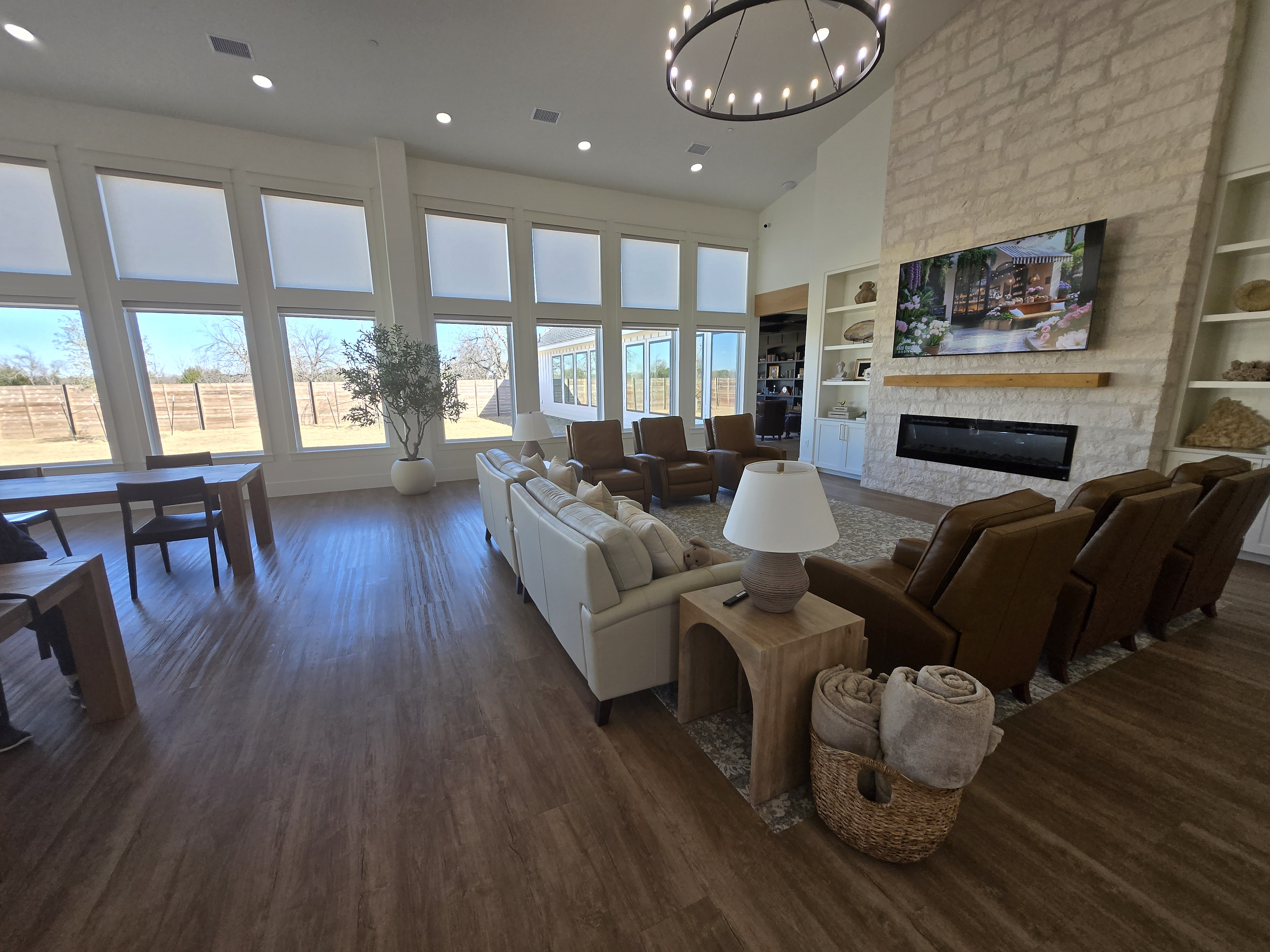 Comfortable common area for memory care